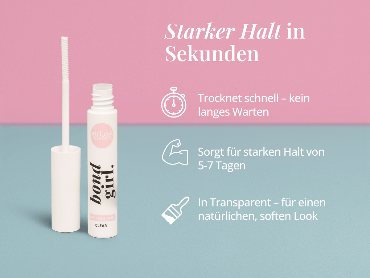 BOND GIRL – Wimpernkleber transparent (Classic DIY)