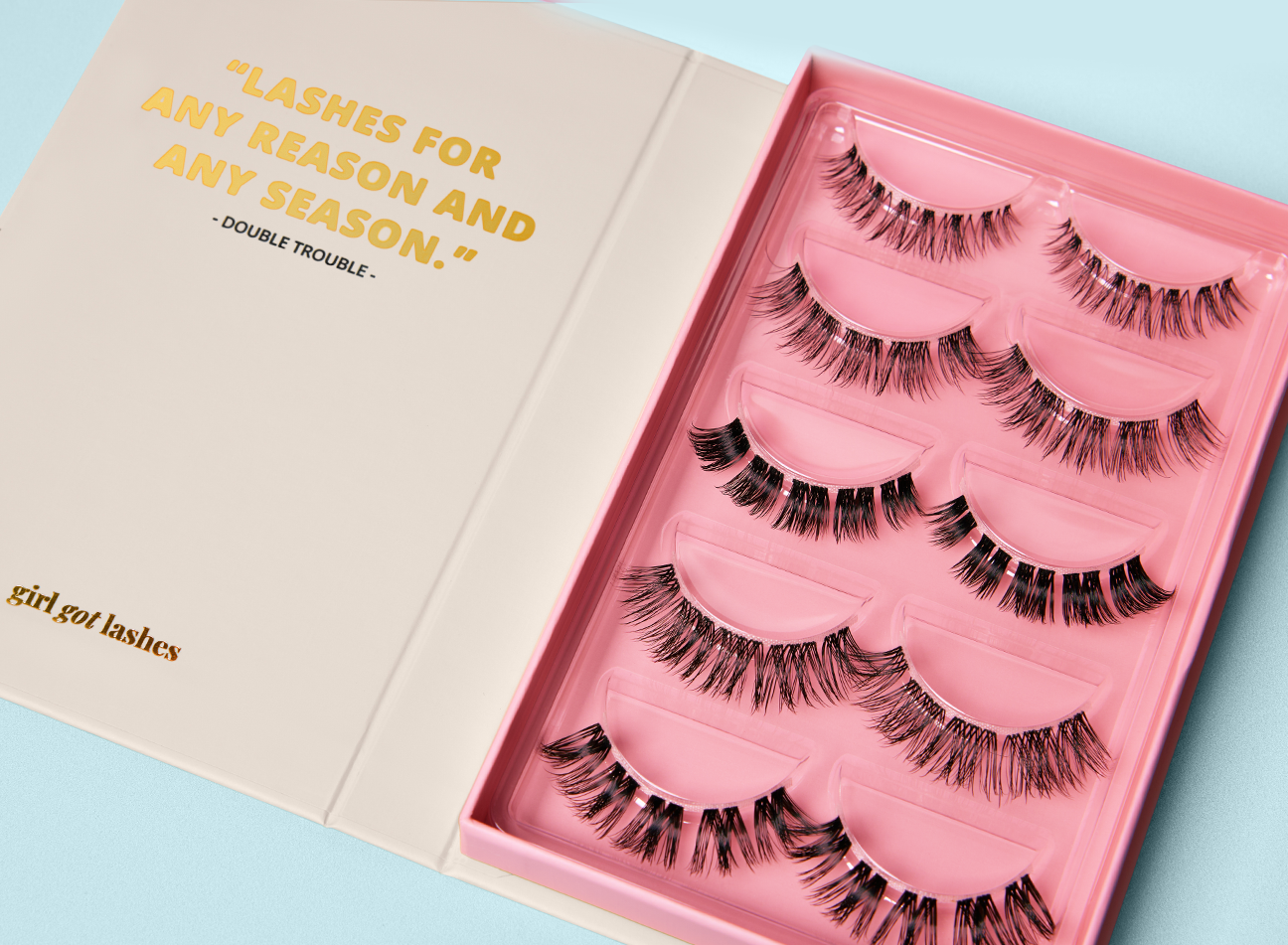 GirlGotLashes Künstliche Wimpern Double Trouble