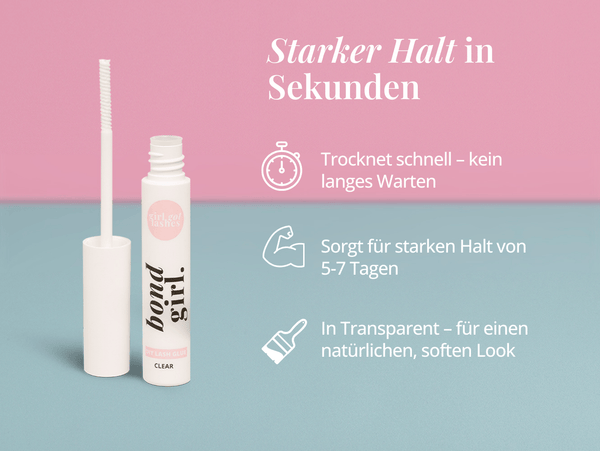 BOND GIRL – Wimpernkleber transparent (Classic DIY)