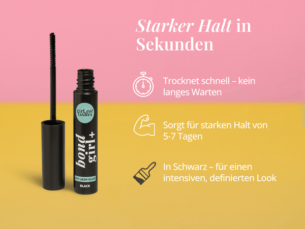 BOND GIRL+ – Wimpernkleber schwarz (Classic DIY)